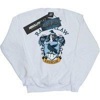 Harry Potter Women/'s Ravenclaw Crest Sweatshirt White Small