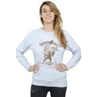 Looney Tunes Women/'s Wile E Coyote Guitar Sweatshirt Heather Grey Medium
