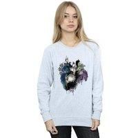 Disney Women/'s Villains Sketch Sweatshirt Heather Grey Medium