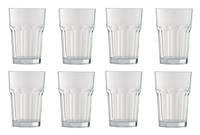 Argos Home Set of 8 Soda Glasses 350m - Clear