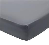 Habitat 400TC Egyptian Cotton Slate Grey Fitted Sheet-Double