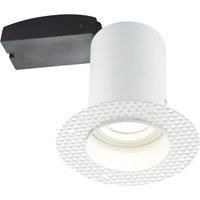 LAP Eclipse Fixed Fire Rated Plaster-In Downlight White (923KJ)