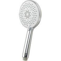 Swirl Triple Splash 3 Bathroom Shower Head Handset Chrome (Dia)120mm x (L)255mm