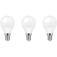 LAP SES Mini Globe LED Light Bulb 250lm 2.2W 3 Pack (394PP)