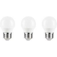 LAP ES Mini Globe LED Light Bulb 470lm 4.2W 3 Pack (624PP)