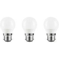 LAP BC Mini Globe LED Light Bulb 250lm 2.2W 3 Pack (410PP)