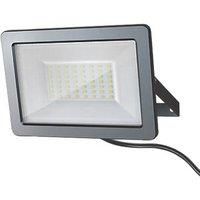 LED Floodlight Outdoor Garden Wall Mounted Adjustable Cool White 30W 3000Lm IP65