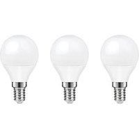 LAP SES Mini Globe LED Light Bulb 470lm 4.2W 3 Pack (138PP)
