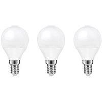 LAP SES Mini Globe LED Light Bulb 470lm 4.2W 3 Pack (162PP)
