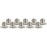 LED Downlights Ceiling Spotlights Fixed Cool White Dimmable 5.8W 450Lm 10 Pack
