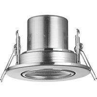 LAP Cosmoseco Tilt Fire Rated LED Downlight Satin Nickel 5.8W 450lm (535PP)