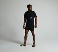 NIKE 5 Volley Men/'s Swim Shorts Black/White