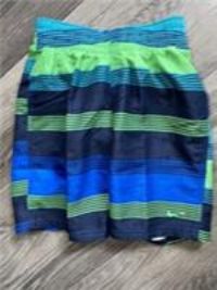 Nike Boys Blue Green Netting Lined Swim Shorts Age 6-8 Years New  Tags