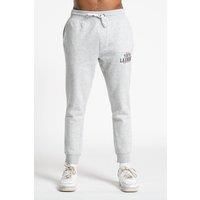 Tokyo Laundry Dischord Brushback Fleece Cuffed Joggers in Light Grey Marl L