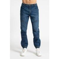 Cotton Cargo Cuffed Denim Pant