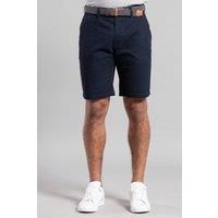 Kensington Eastside Men/'s Cortez Cotton Twill Chino Shorts with Woven Belt