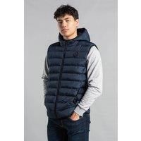 Padded Hooded Gilet with Full Zip