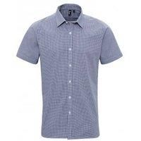 Premier  PR221  men's Short sleeved Shirt in White