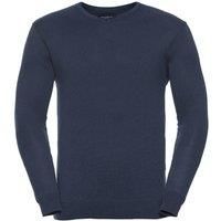 Russell Collection Mens V-Neck Knitted Pullover Sweatshirt BC1012
