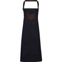Premier Unisex Adults Division Waxed Look Faux Leather Denim / N/A N/A RW6234