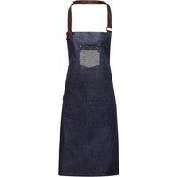 Premier Unisex Adults Division Waxed Look Faux Leather Denim / N/A N/A RW6234