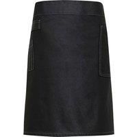 Premier Unisex Adults Division Waxed Look Denim Waist Apron / N/A N/A RW6233