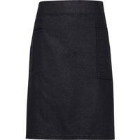 Premier Unisex Adults Division Waxed Look Denim Waist Apron / N/A N/A RW6233