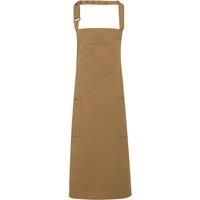 Premier Unisex Chino Cotton Bib Apron / N/A N/A RW6171