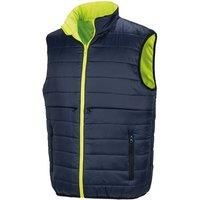 Result Safeguard Mens Reversible Soft Padded Safety Gilet / N/A N/A BC4036