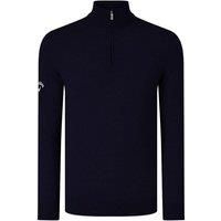 Callaway Mens Ribbed Zip Merino Sweater RW6252