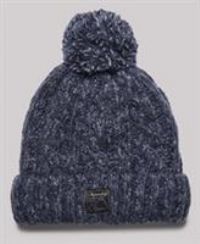 Superdry Womens Tweed Cable Beanie Size 1Size