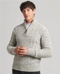 Superdry Mens Jacob Half Zip Jumper Size S