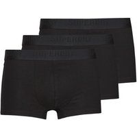 Superdry  TRUNK X3  men's Boxer shorts in Black