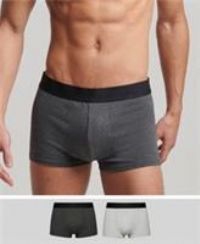 Superdry Mens Organic Cotton Trunk Offset Double Pack Size Xl