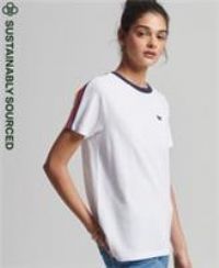 Superdry Womens Organic Cotton Vintage Stripe Raglan T-Shirt Size 6