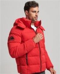 Superdry Mens Microfibre Mountain Puffer Jacket Size M
