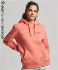 Superdry Womens Organic Cotton Vintage Logo Embroidered Hoodie Size 6