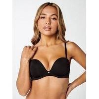 Boux Avenue Women's Strapless Plunge Push up Bra Comfortable Sexy Undergarment