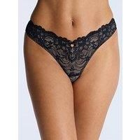 Boux Avenue Aliyah Brief - Black & Nude