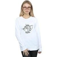 Tom And Jerry Women's Nope Face Sweatshirt