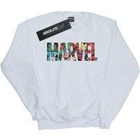 Marvel Comics Women's Logo Character Infill Sweatshirt