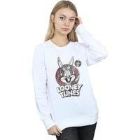 Looney Tunes Women's Bugs Bunny Circle Logo Sweatshirt