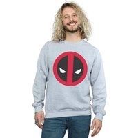 Marvel Men's Deadpool Large Clean Logo Sweatshirt