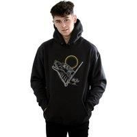 Harry Potter Men's Werewolf Line Art Hoodie in Black | Size: 2XL