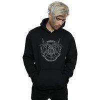 Harry Potter Men's Hogwarts Seal Hoodie in Black | Size: 3XL