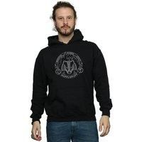 Harry Potter Men's Hufflepuff Seal Hoodie in Black | Size: 3XL