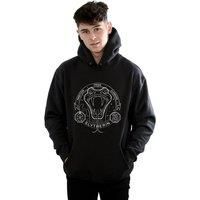 Harry Potter Men's Slytherin Seal Hoodie in Black | Size: 3XL