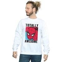 Marvel  Totally Awesome  men's Sweatshirt in White