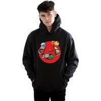 Marvel Men/'s Kawaii Avengers Ready Steady War Hoodie Black XX-Large