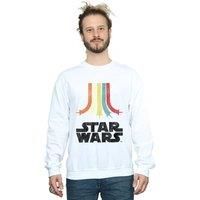 Star Wars Men's Retro Rainbow Sweatshirt